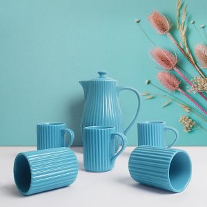 Ebony Blue Jug Set